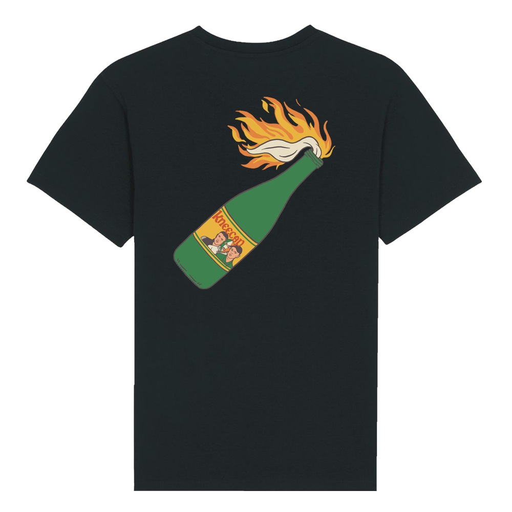 Flaming Buckfast Tee - Black