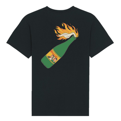 Flaming Buckfast Tee - Black