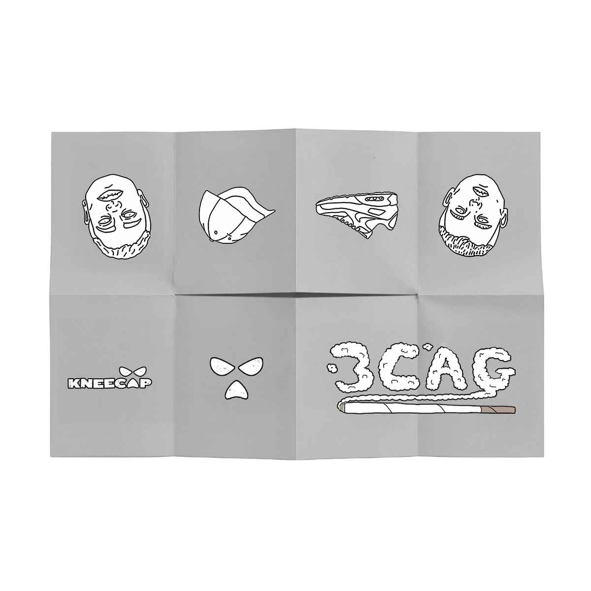3cag Folding Zine-Poster